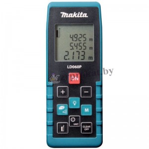 Лазерная рулетка Makita LD060P (расчет стоимости материалов стен-пола, замер участка)  | характеристики + видео >>>